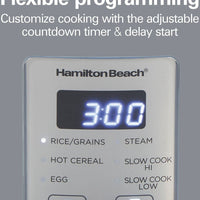 Hamilton Beach - 6 Cup Capacity Multi-Function Rice Cooker - 37561