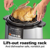 Hamilton Beach - 6 QT Multi Function Pressure Cooker Grey - 34500