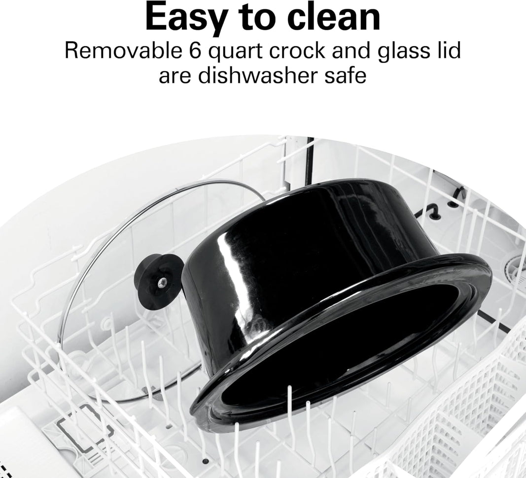 Hamilton Beach - 6 Quart Programmable Defrost Slow Cooker - 33768