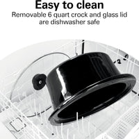 Hamilton Beach - 6 Quart Programmable Defrost Slow Cooker - 33768