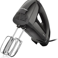 Hamilton Beach - 6 Speed Black Hand Mixer with Quick Burst™ and Snap-On Case - 62690F