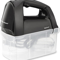 Hamilton Beach - 6 Speed Black Hand Mixer with Quick Burst™ and Snap-On Case - 62690F