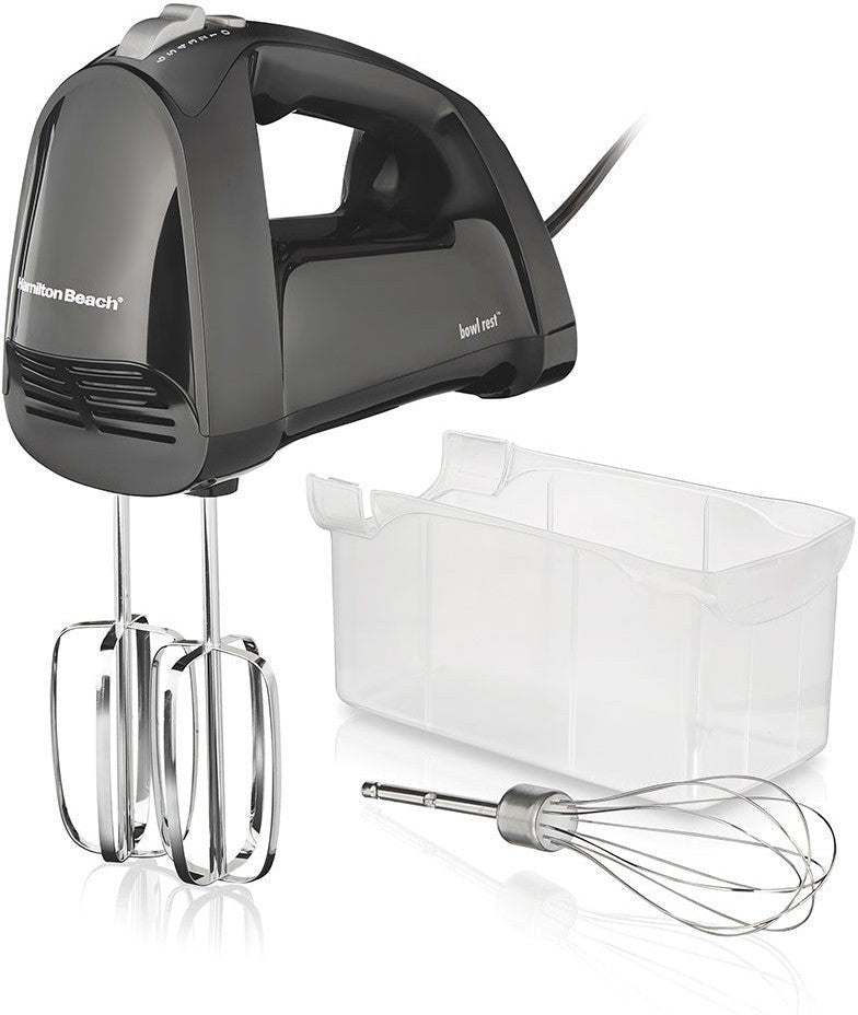 Hamilton Beach - 6 Speed Hand Mixer with Quick Burst and Snap-On Case - 62690FG
