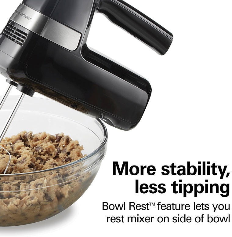 Hamilton Beach - 6 Speed Hand Mixer with Storage Clip - 62628