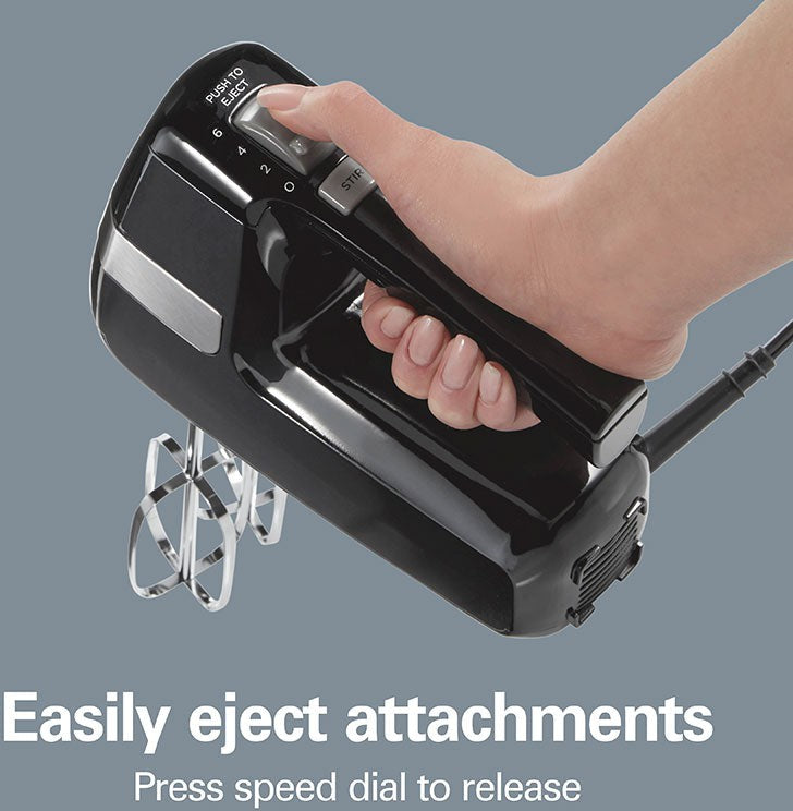 Hamilton Beach - 6 Speed Hand Mixer with Storage Clip - 62628