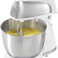Hamilton Beach - 6 Speed White Classic Stand Mixer - 64655