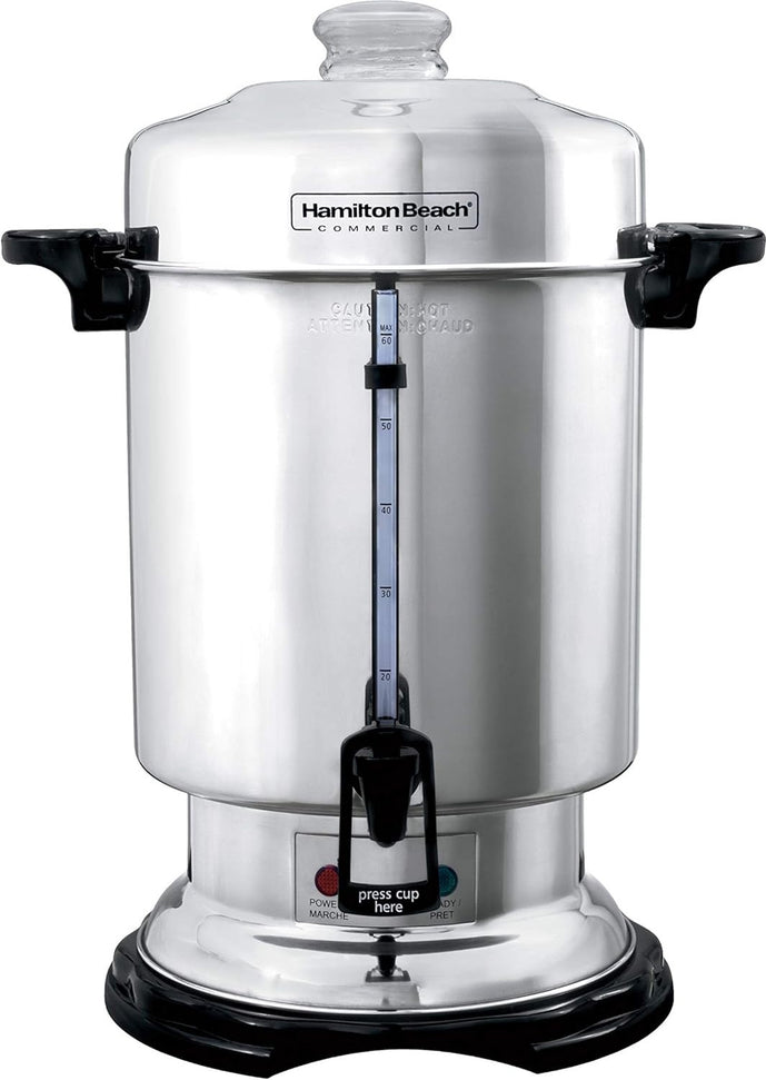 Hamilton Beach - 60 Cup Commercial Stainless Steel Coffee Urn - D50065R