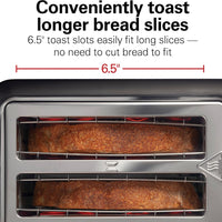 Hamilton Beach - 6.5” Slots 2 Slice Toaster with Sure-Toast Technology - 22996