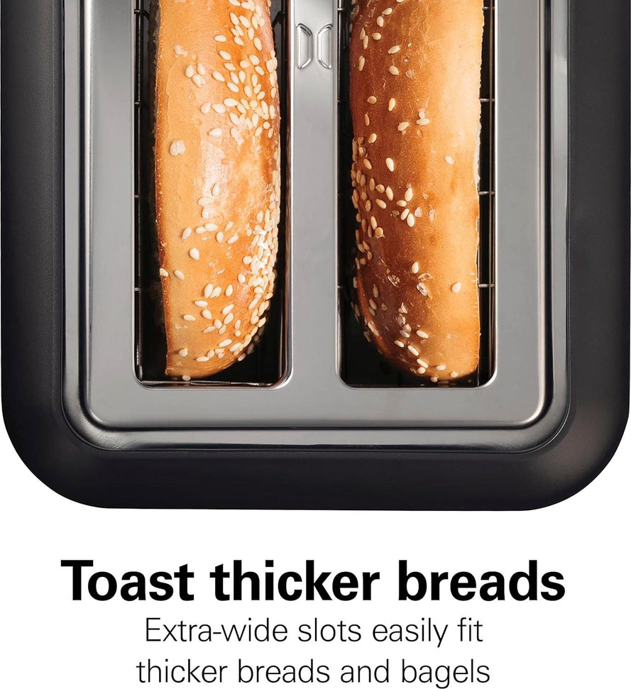 Hamilton Beach - 6.5” Slots 2 Slice Toaster with Sure-Toast Technology - 22996