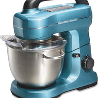 Hamilton Beach - 7 Speed 4 QT Blue Stand Mixer - 63393