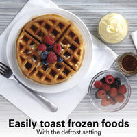 Hamilton Beach - 7.5" Black Extra-Wide Slot 2-Slice Toaster - 22633V