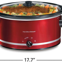 Hamilton Beach - 8 QT Slow Cooker Red - 33184