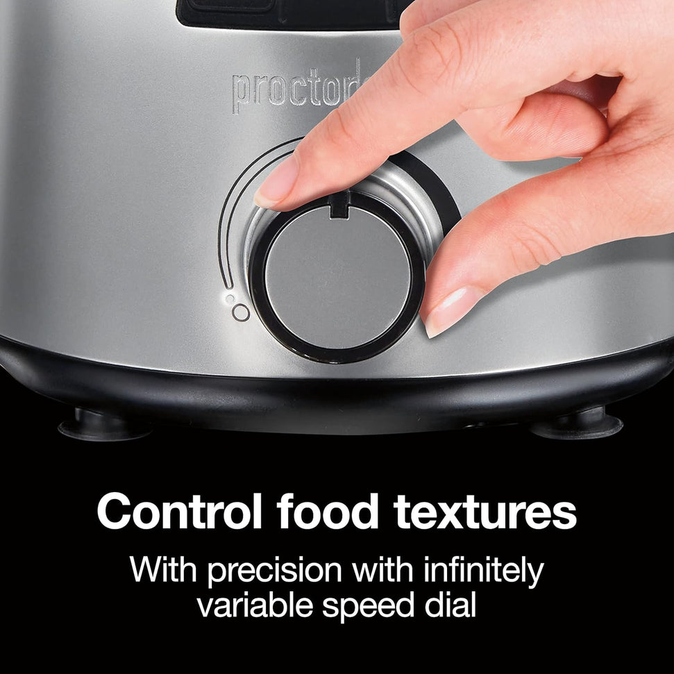 Hamilton Beach - 9 Cup Silver Quick Clean™ Food Processor - 70810