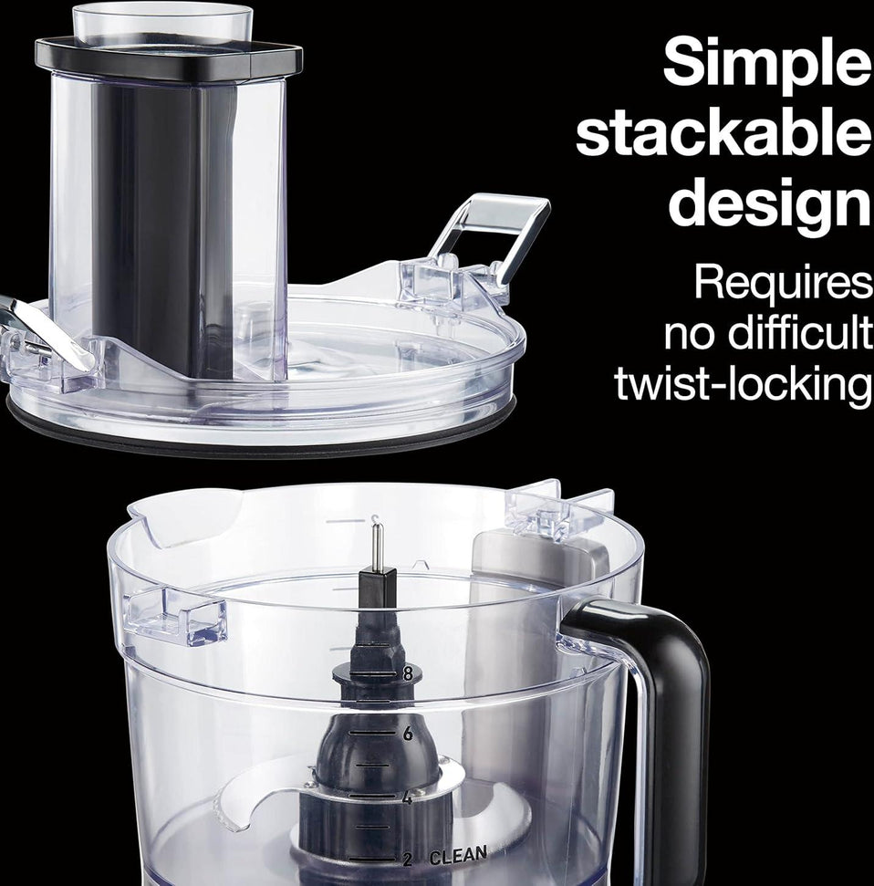 Hamilton Beach - 9 Cup Silver Quick Clean™ Food Processor - 70810