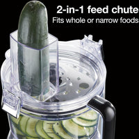Hamilton Beach - 9 Cup Silver Quick Clean™ Food Processor - 70810