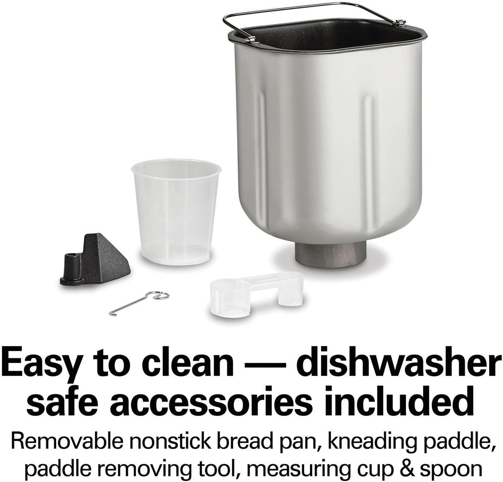 Hamilton Beach - Artisan Dough & Bread Maker Silver - 29985F