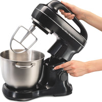 Hamilton Beach - Black 4 QT 7 Speed Stand Mixer - 63391