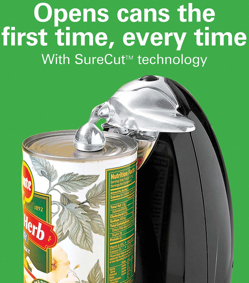 Hamilton Beach - 10.24" Black Classic Chrome Heavyweight Can Opener - 76380N