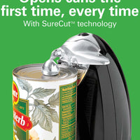 Hamilton Beach - 10.24" Black Classic Chrome Heavyweight Can Opener - 76380N