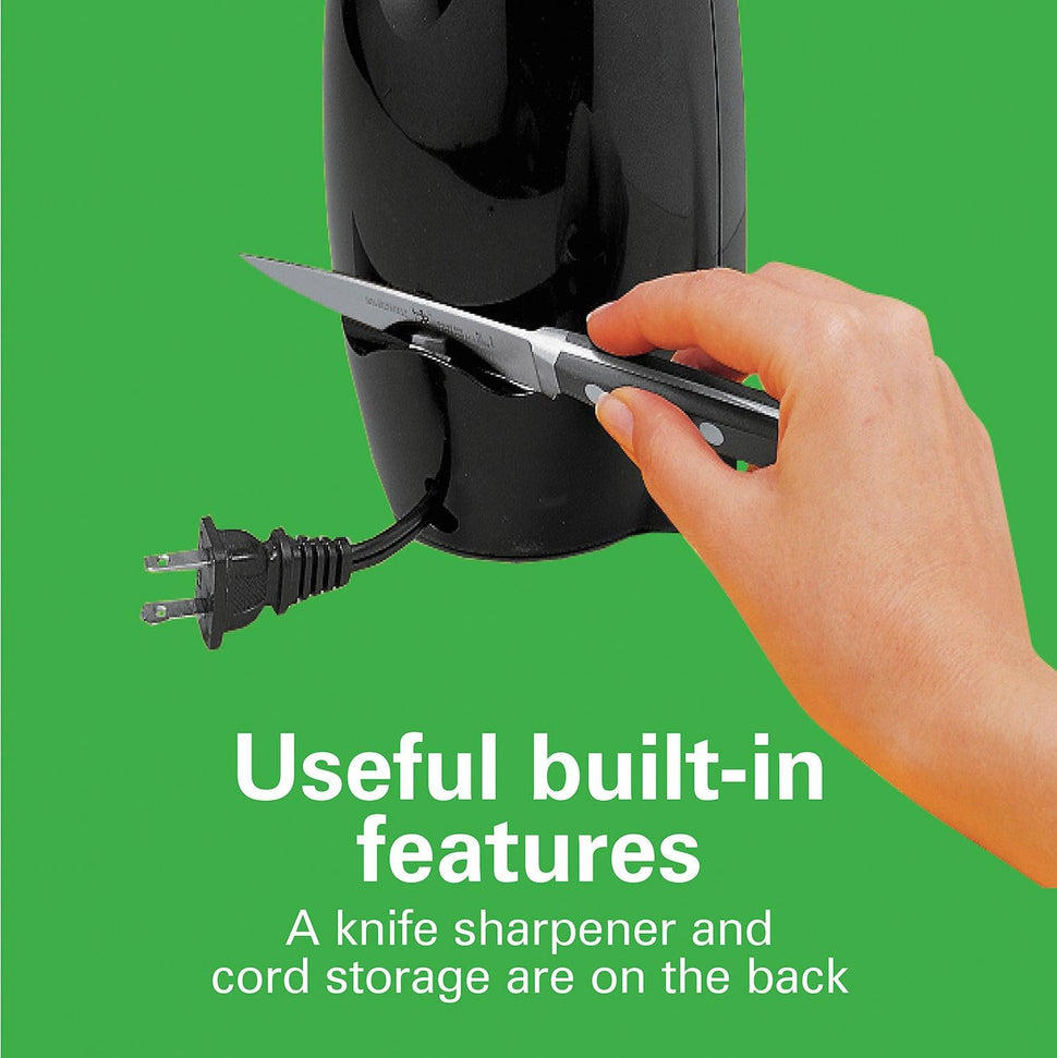 Hamilton Beach - 10.24" Black Classic Chrome Heavyweight Can Opener - 76380N