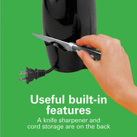 Hamilton Beach - 10.24" Black Classic Chrome Heavyweight Can Opener - 76380N