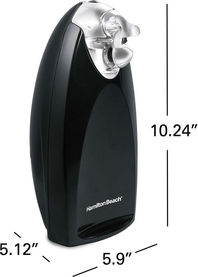 Hamilton Beach - 10.24" Black Classic Chrome Heavyweight Can Opener - 76380N