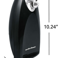 Hamilton Beach - 10.24" Black Classic Chrome Heavyweight Can Opener - 76380N