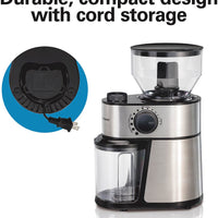 Hamilton Beach - Burr Coffee Grinder with 18 Grind Settings - 80385