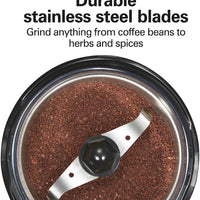 Hamilton Beach - Coffee and Spice Grinder Black - 80410G