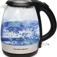 Hamilton Beach - Compact 1.2 L Glass Kettle - 40931C