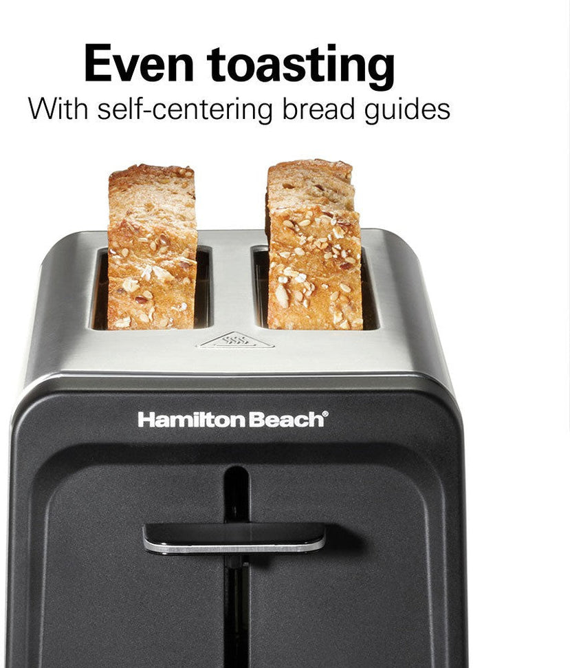 Hamilton Beach - Contemporary 2 Slice Toaster with Wide Slots - 22997FG