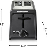 Hamilton Beach - Contemporary 2 Slice Toaster with Wide Slots - 22997FG