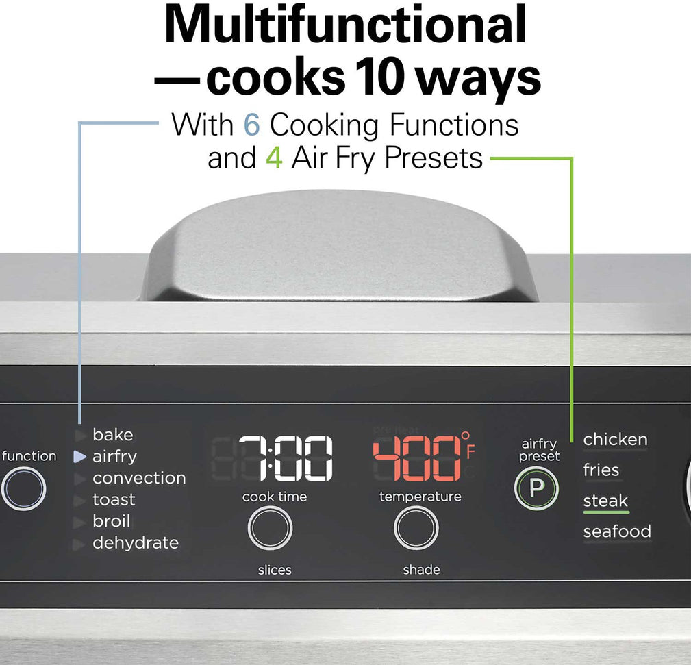 Hamilton Beach - Digital Air Fryer 6 Slice Toaster Oven - 31220