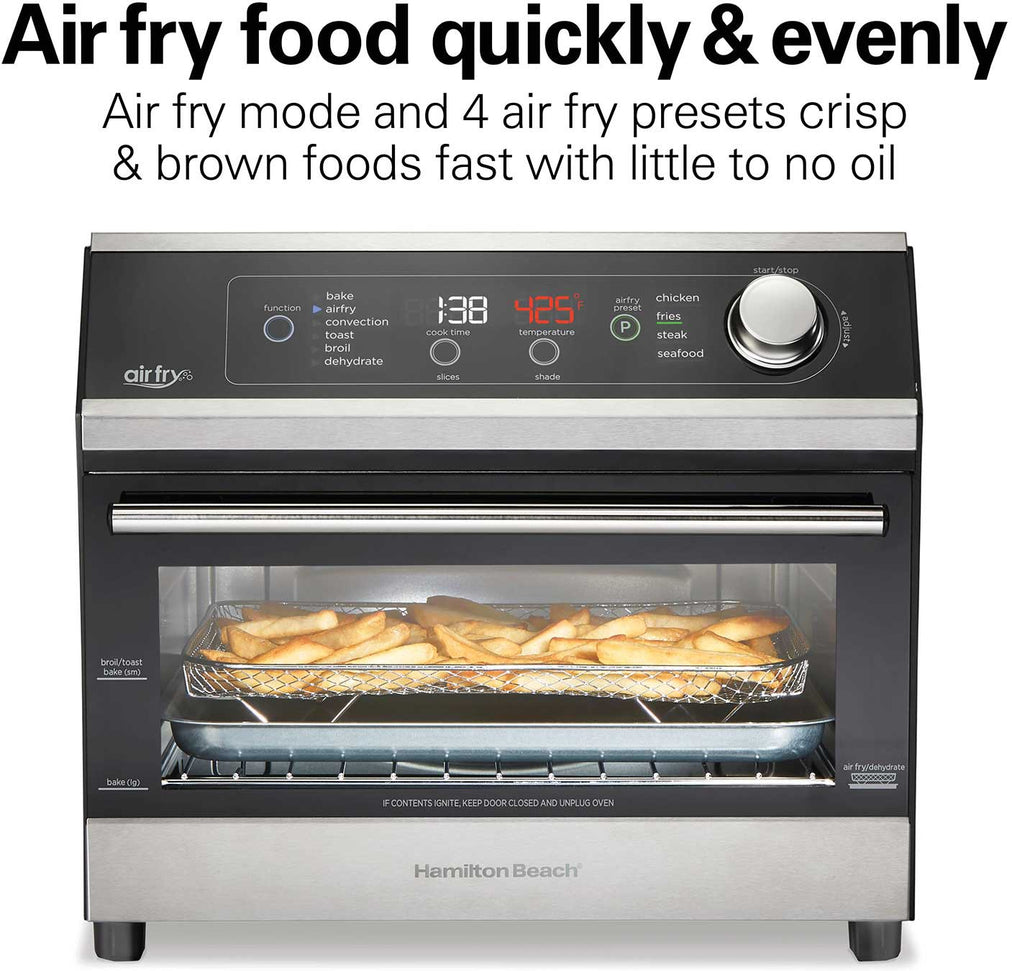 Hamilton Beach - Digital Air Fryer 6 Slice Toaster Oven - 31220