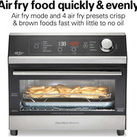 Hamilton Beach - Digital Air Fryer 6 Slice Toaster Oven - 31220