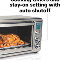 Hamilton Beach - Digital & Convection Toaster Oven with Rotisserie - 31190C