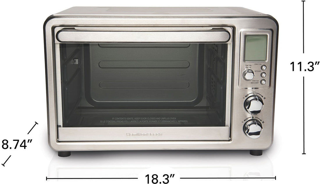 Hamilton Beach - Digital & Convection Toaster Oven with Rotisserie - 31190C