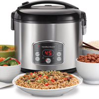 Hamilton Beach - Digital Simplicity Rice Cooker & Steamer - 37541C