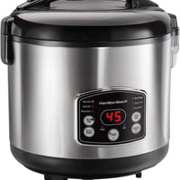 Hamilton Beach - Digital Simplicity Rice Cooker & Steamer - 37541C