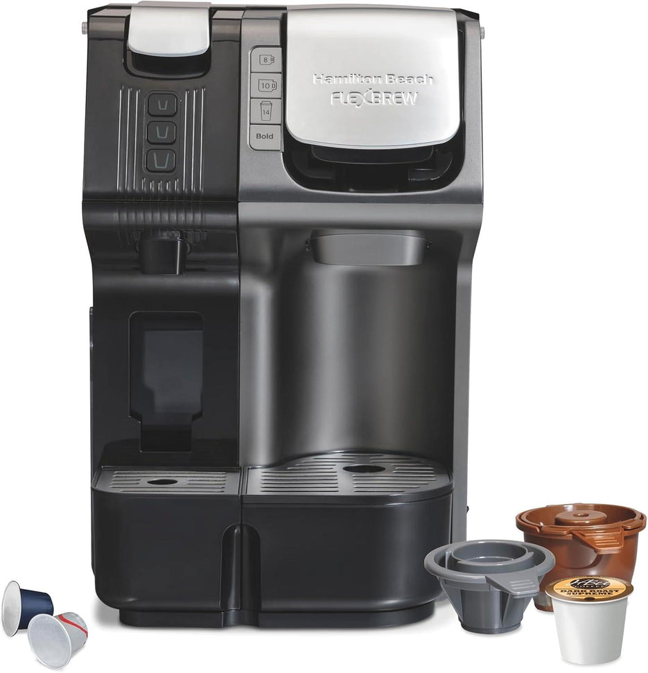 Hamilton Beach - FlexBrew® Universal Black Trio 2-Way Coffee Maker - 49930