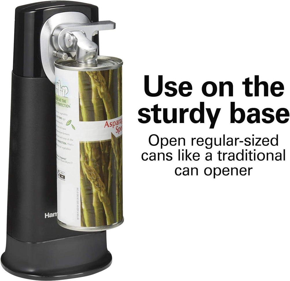 Hamilton Beach - FlexCut™ 2-in-1 Black Electric Automatic Can Opener - 76611F