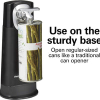 Hamilton Beach - FlexCut™ 2-in-1 Black Electric Automatic Can Opener - 76611F