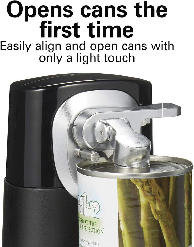 Hamilton Beach - FlexCut™ 2-in-1 Black Electric Automatic Can Opener - 76611F