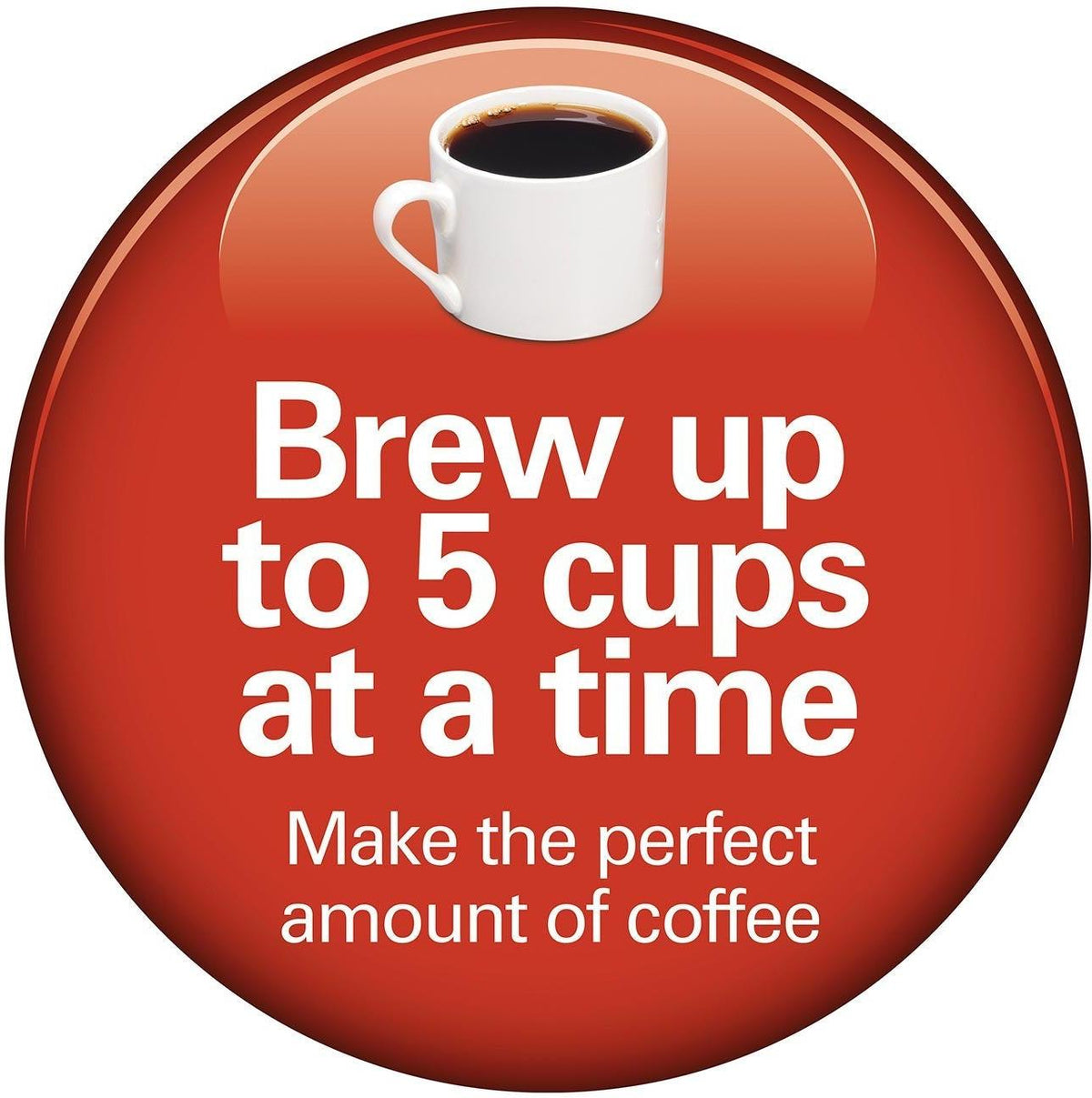 Hamilton Beach - FrontFill 5 Cup Compact Coffee Maker With Glass Carafe - 46111