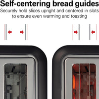 Hamilton Beach - Gourmet 2 Slice Toaster with Sure-Toast Technology - 22996G