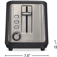 Hamilton Beach - Gourmet 2 Slice Toaster with Sure-Toast Technology - 22996G