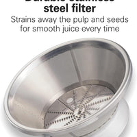 Hamilton Beach - HealthSmart 12.72" Black Compact Juicer Machine - 67500