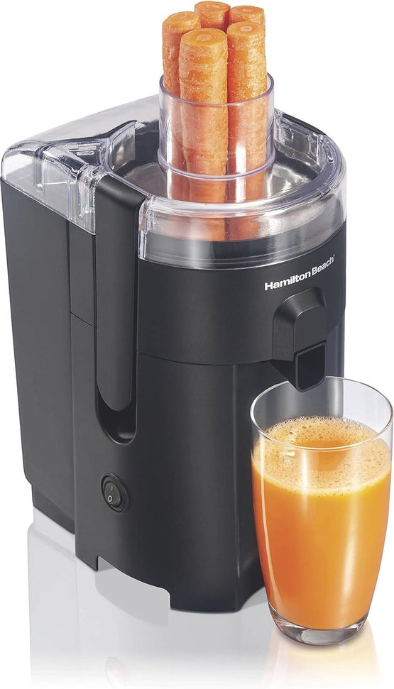 Hamilton Beach - HealthSmart 12.72" Black Compact Juicer Machine - 67500