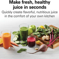 Hamilton Beach - HealthSmart White Compact Juice Extractor - 67501