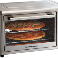 Hamilton Beach - Large Silver Countertop Oven with Convection & Rotisserie - 31103DC
